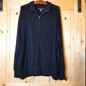 Banana Republic Factory Cotton Knit Full Zip Cardigan Sweater
